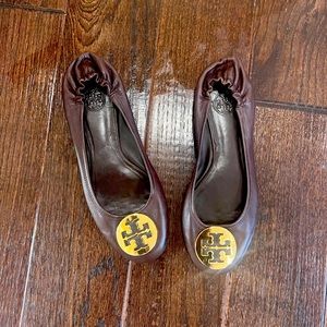 Brown Tory Burch flats
